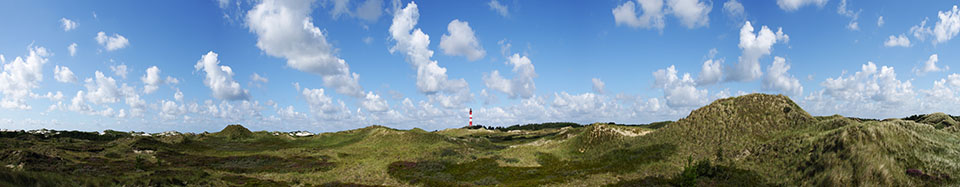 Panoramaaufnahme auf Amrum