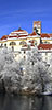 Panoramaaufnahme Hohes Schloss in Füssen Ausschnitt