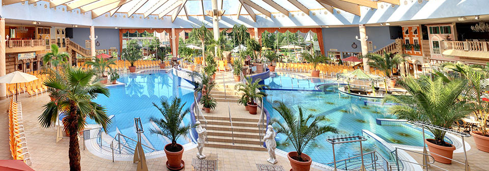 Panoramaaufnahme von der Therme in Ludwigsfelde