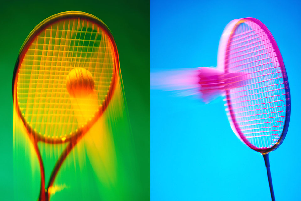 Tennis- und Badminton-Schläger